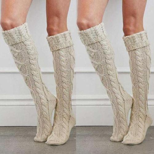 Warm Thigh-High Soft Socks