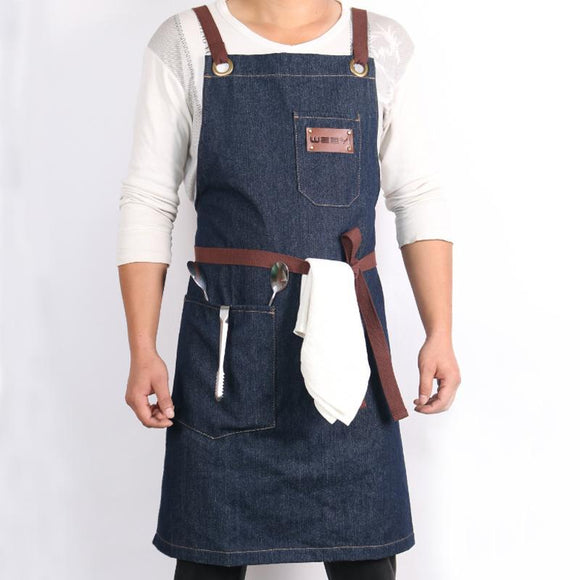 Denim Kitchen Cooking Apron