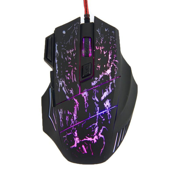 7 Colors Wired Mouse
